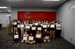Students with certificates